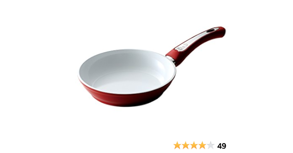 Amazon Co Jp D S ディーアンドエス フライパン 24cm Ih対応 アルミフォージドフライパン ホワイトレッド セラミッコーティング Dsff24 Whre ホーム キッチン