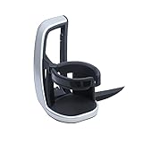 槌屋ヤック(Tsuchiya Yac) 車種専用品 トヨタ 90系 ノア ヴォクシー 専用 エアコン ドリンクホルダー 助手席用 ブラック・シルバー SY-NV13