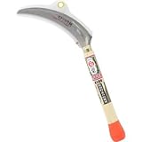 高儀 菊堂 ステンレス 裏目式収穫鋸鎌大 オレンジ柄 170mm TKG-2007750