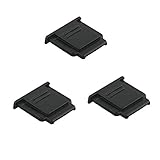 LXH ホットシューカバーキャップ 3個パック Sony A6500 A6300 A6000 a9 a77II a7riii a7S a3500 a3000 a7 a7R NEX-6 a58 a99 RX100II RX1R RX10III RX10II RX1 交換用 Sony FA-SHC。 1M シューズカバー(ブラック)