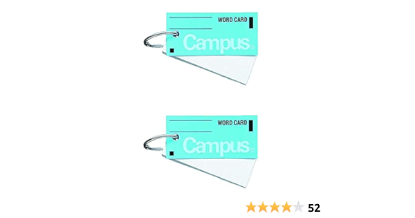 Amazon Co Jp Kokuyo Campus Word Card Ring And Binding 85 Medium Size Blue Tan 101b Office Products