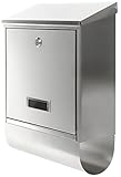 郵便受けポスト 大型 メールボックス TM-シリーズ E-aタイプ 鍵付き ステンレス メールボックス ポスト 郵便箱 新聞受け付き 小窓付き A4サイズ もらくらく入る 鍵（2個）付きで安心 雨風で