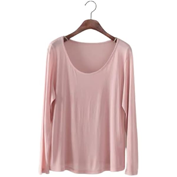 Amazon.co.jp: シルク 100% 絹 肌着 インナー 上のみ 長袖 薄手 オール