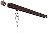 ピクチャーレール C-11型レール天井用セット 1m(1本) ブロンズ色 3353-B-1