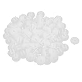 ラウンドホワイトプラスチック車のドアトリムフェンダープラスチックリベットファスナー100個