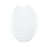 Centoco 800STSS-001 Plastic Elongated Toilet Seat with Closed Front, White by Centoco