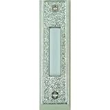 Thomas & Betts dh1404l Lightedホワイトdoor-chime押しボタンのシルバーの長方形ハウジング有線チャイムシステム 1 DH1404L 1