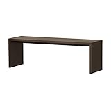 岩附(IWATSUKI) デスク ダークブラウン 幅120cm 奥行44.5 高さ49.2 幅木よけ加工無し オーダー OC-50120DDB