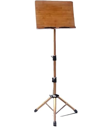 Amazon.co.jp: 木製の譜面台、調整可能なオーケストラの譜面台、340