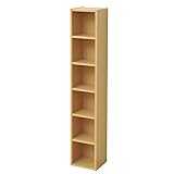 山善(YAMAZEN) 縦横使えるCD・文庫本ラック(6段) ナチュラル NCMB-6A(NB)