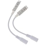 Dovewill 2本入り　3キー　DC RGB　ミニ　コントローラ　5050/3528 　SMD 　LED　ストリップライト　12-24Vに適用　調節可能