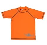 ラゲッドバッツ Orange w Brown Rash Guard ラッフルバッツ 男の子 こども ラッシュガード 水着 スイミングプールおすすめ 紫外線防止 18-24M