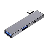 USB3.0 USB2.0 ポートを備えた Speed Type C ハブ +2 USB ポート拡張アダプタ、幅広い互換性 Type C アダプタ