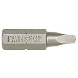2 Square Recess Insertbit 1 In Oal 10 Pc。, Sold as 1 Package