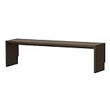 岩附(IWATSUKI) ローボード ダークブラウン 幅180cm 奥行44.5 高さ49.2 幅木よけ加工有り オーダー OC-50180DHDB