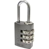 ABUS（アバス）:ABUS ナンバー可変式南京錠 145-30 チタニウム 145-30-TI 型式:145-30-TI