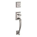 Baldwin Reserve scnapxfedltsr150s Single円柱Napa Handleset Left Hand Federalレバーと従来の正方形ローズwith SmartKey