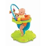 場所の節約 ベビー揺れ(バウンス) 椅子 - カエルの形 (音楽機能) - Small Size Frog Style Jump / Bouncy Chair