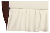 TL Care 100% Cotton Percale Crib Bed Skirt, Ecru by TL Care