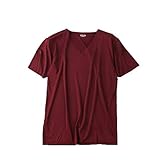 [Cicilin] Tシャツ インナーシャツ 半袖 メンズ 肌着 半袖 Vネック 白 ブラック ホワイト 防菌防臭 無地 大きいサイズ