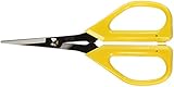 Zenport ZS109B Ergonomic Bent Handle Deluxe Bud Trimming Scissors for Garden, Fruits and Grapes, 6.5