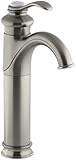 KOHLER K-12183-BN Fairfax Tall, Single Control Lavatory Faucet, Vibrant Brushed Nickel [並行輸入品]