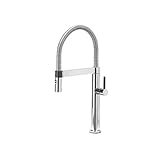 Blanco 441623 Culina Mini Kitchen Faucet with Pull Down Spray, Small, Satin Nickel [並行輸入品]