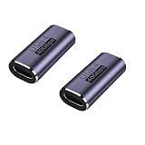 USB Type C 変換 アダプタ 2個セット メス to メス USB C 中継アダプタ PD 100W/5A 急速充電 40Gbps 高速データ転送 タイプC 延長コネクタ for Mac Book Pro、Switch、Nexus 6P 5X、Galaxy S8、for LG G5 V20などのType Cデバイスに対応 (2個セット)