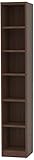 白井産業(SHIRAI) タナリオ オーダーラック 高さ180cm 幅24cm 奥行29cm ブラウンウォールナット 棚強度ST TNL-EM18024MSTF2BW0
