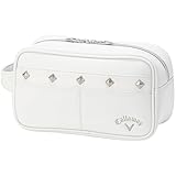 キャロウェイ(Callaway) ラウンドポーチ SPL-I ROUND POUCH WHT SS 23 ホワイト メンズ