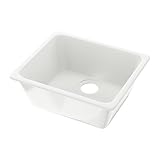 DOMSJO シングルボウルはめ込み式シンク, ホワイト 701.043.20