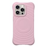 CASETiFY ウェーブ シリコン iPhone 15 Pro ケース [波型シリコン/MagSafe対応/耐衝撃] - プリムローズ ピンク