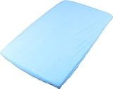 エムール 防水 ボックスシーツ ベビー用 70×120cm ブルー