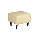 ミニソファー 1人掛け キッズソファ オットマン スツール 合皮レザー chateau ot アイボリー