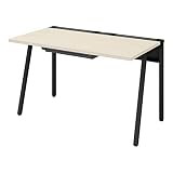 オフィスデスク コクヨ リーン 平机 ワークデスク ブラック×ナチュラル 幅120×奥行70cm 【3梱包】 DLE-H1207-BKLW1 【お客様組立】