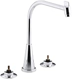 KOHLER K-7776-K-CP Triton Kitchen Sink Base Faucet, 10-3/8-Inch Spout Height, Polished Chrome (Handl