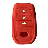 [Kinotaka] トヨタ専用設計 シリコン製 スマートキーケース 新型ハリアー 80系（2020～） / ヤリスクロス/ハイラックス/ランドクルーザー/トヨタ ミライなど専用設計 アクセサリー パーツ 傷防止キーカバー