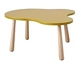 大川家具 GART リビングテーブル CURU (クル) Sサイズ イエロー