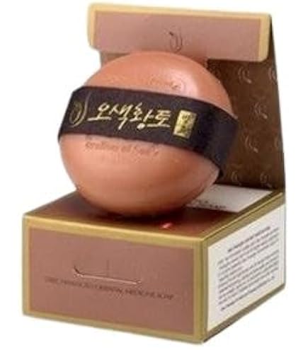 Amazon | 五色黄土発酵漢方せっけん100g×3個 韓国 美肌石鹸 New 五色