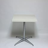 カフェテーブル コーヒーテーブル 幅60×奥行き60×高さ72cm ホワイト