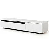 テレビ台 テレビボード ローボード ロータイプ ～50型まで 国産 完成品 ワイド 180cm 鏡面 ホワイト