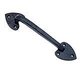 Adonai Hardware Abarim Black Antique Iron Door Pull