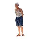 ＫＬＫＣＭＳ 1:64 老人ミニチュアフィギュア ジオラマ ミニモデル ミニチュア人物フィギュア DIYプロジェクト