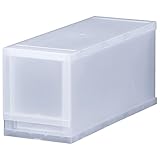 日本製 収納ケース 収納チェスト PLUST（プラスト） FR1701 (17cm幅 1段, ナチュラルホワイト)