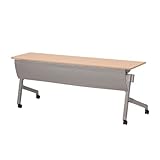 TOKIO NTTホールディングテーブル 棚無 パネル付 W1800×D450×H720mm NTT-1845PN ナチュラル