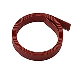 熱収縮チューブ 8mm 内径φ8mm 収縮比率2:1 (8mm→4mm) 印字無しで綺麗☆ シュリンクチューブ 絶縁チューブ 防水 高難燃性 収縮チューブ (1M, レッド（赤）)