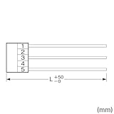 オムロン (OMRON) S82Y-EX01HI-01 入力・出力用ハーネス 入力側 (50/75/100/150Wタイプ) NN