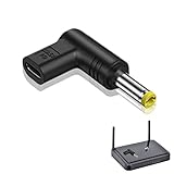 DC 変換アダプタ L字型 - タイプC USB- C 入力 DC 90度 変換 タイプCメス DCオス PD充電用 5.5x2.5/5.2x2.1/4.8x1.7/4.0x1.7/3.5x1.35/3.0x1.1