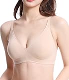 ノンワイヤーブラジャー 動いてもズレにくい 3/4カップ 軽ブラ 柔らかい肌触りノンワイヤーブラワ