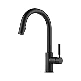 Brizo 63020LF-BL Solna Kitchen Faucet with Pullout Spray, Matte Black [並行輸入品]